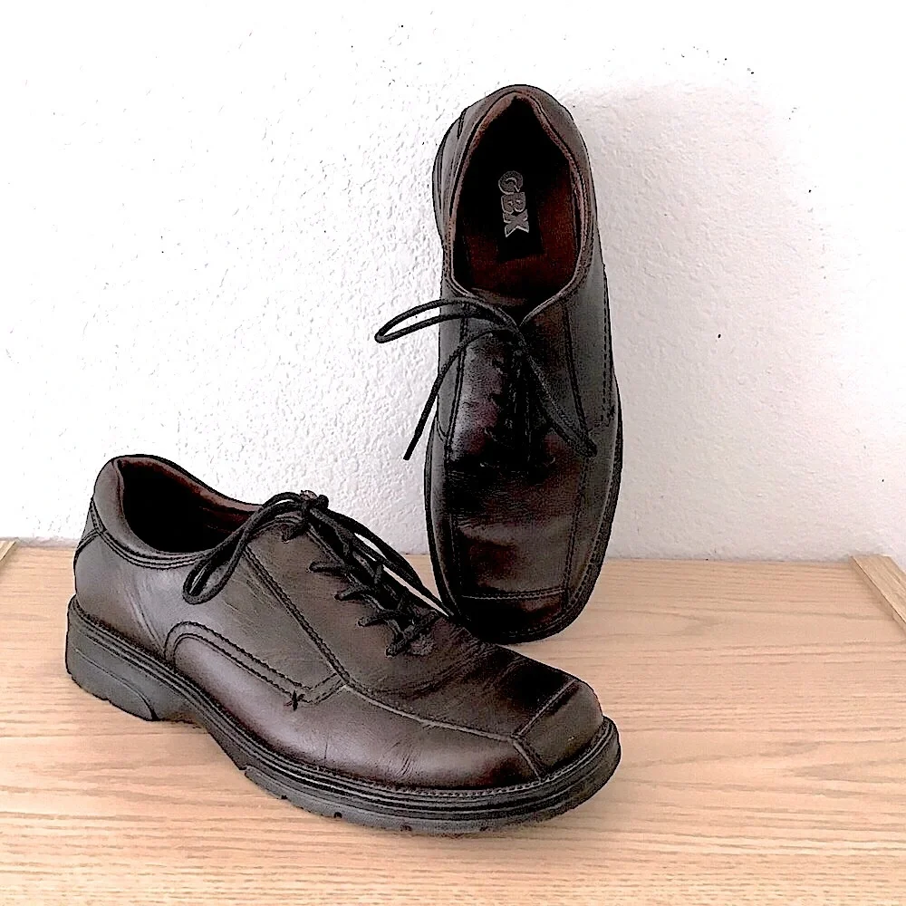 Vintage GBX Chunky Leather Oxfords